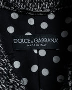 "Dolce & Gabbana" Double-breasted beautiful tweed long coat
