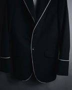 "GUCCI" 2015-2016 Piped tailored blazer