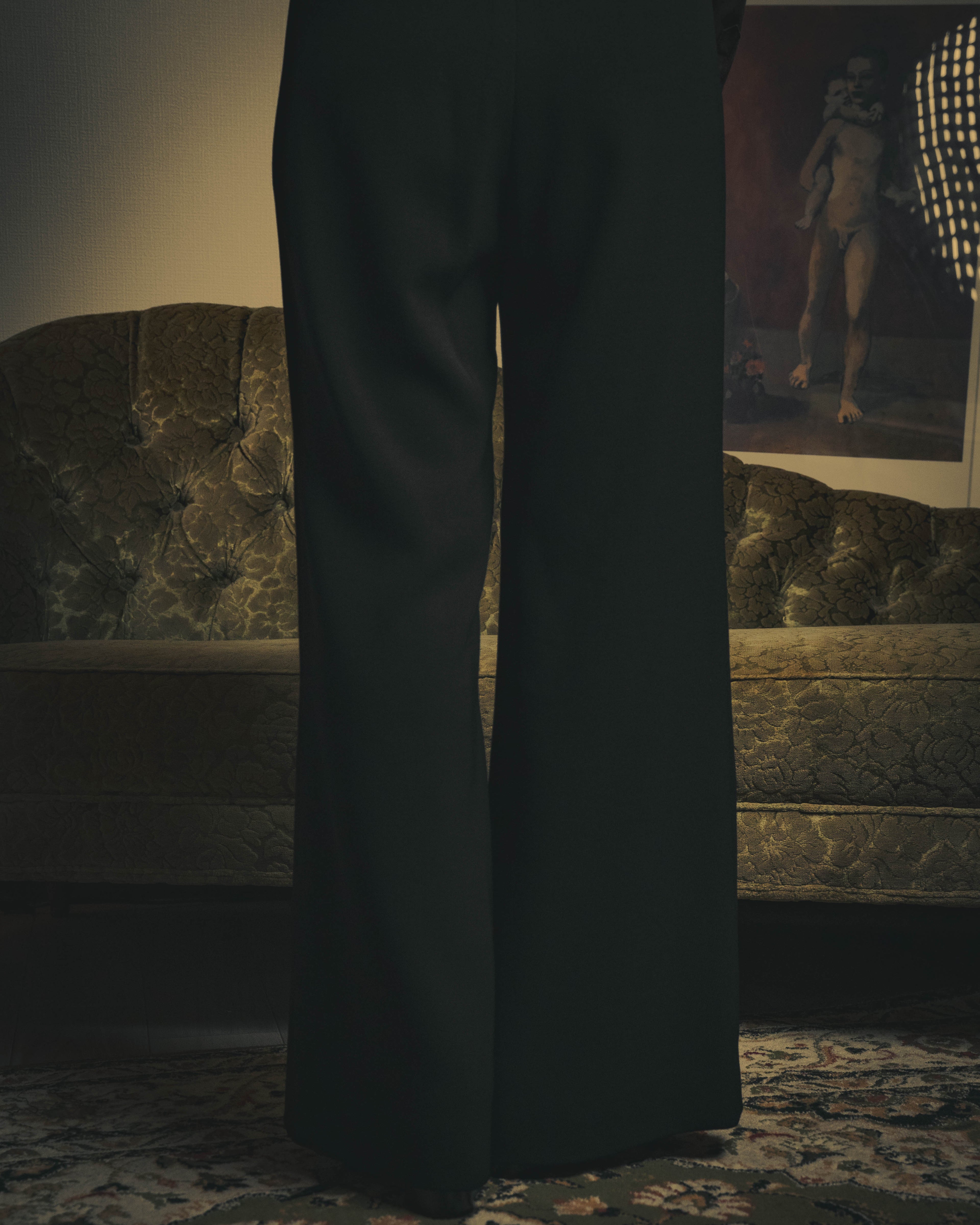 -SPECIAL- "CHANEL" 99SS  Dramatic wide-leg trousers