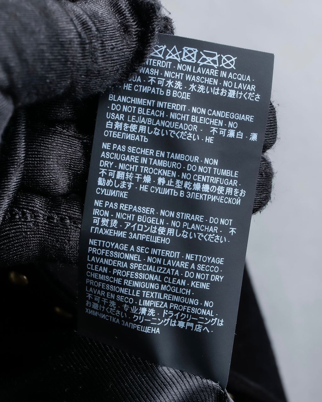 "Saint Laurent" 19AW gold studs design suede long coat