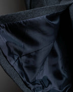 "JEAN PAUL GAULTIER" Pin motif design heather grey color chester coat