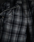 "DRIES VAN NOTEN" 2012-2018 lightweight madras check tailored jacket