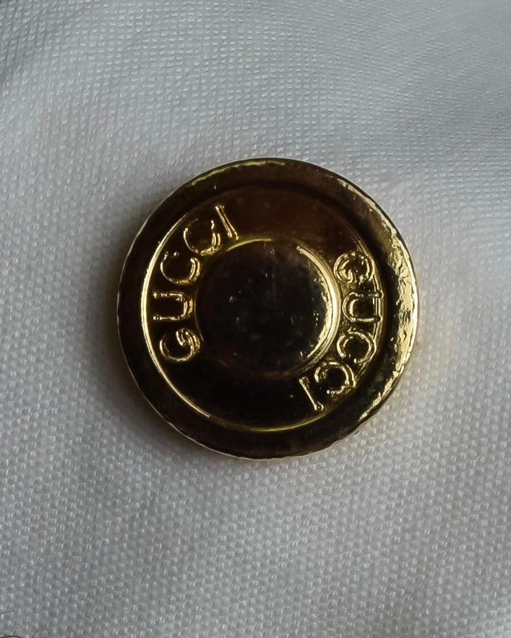 "GUCCI" Double zip pocket design box cut shirt