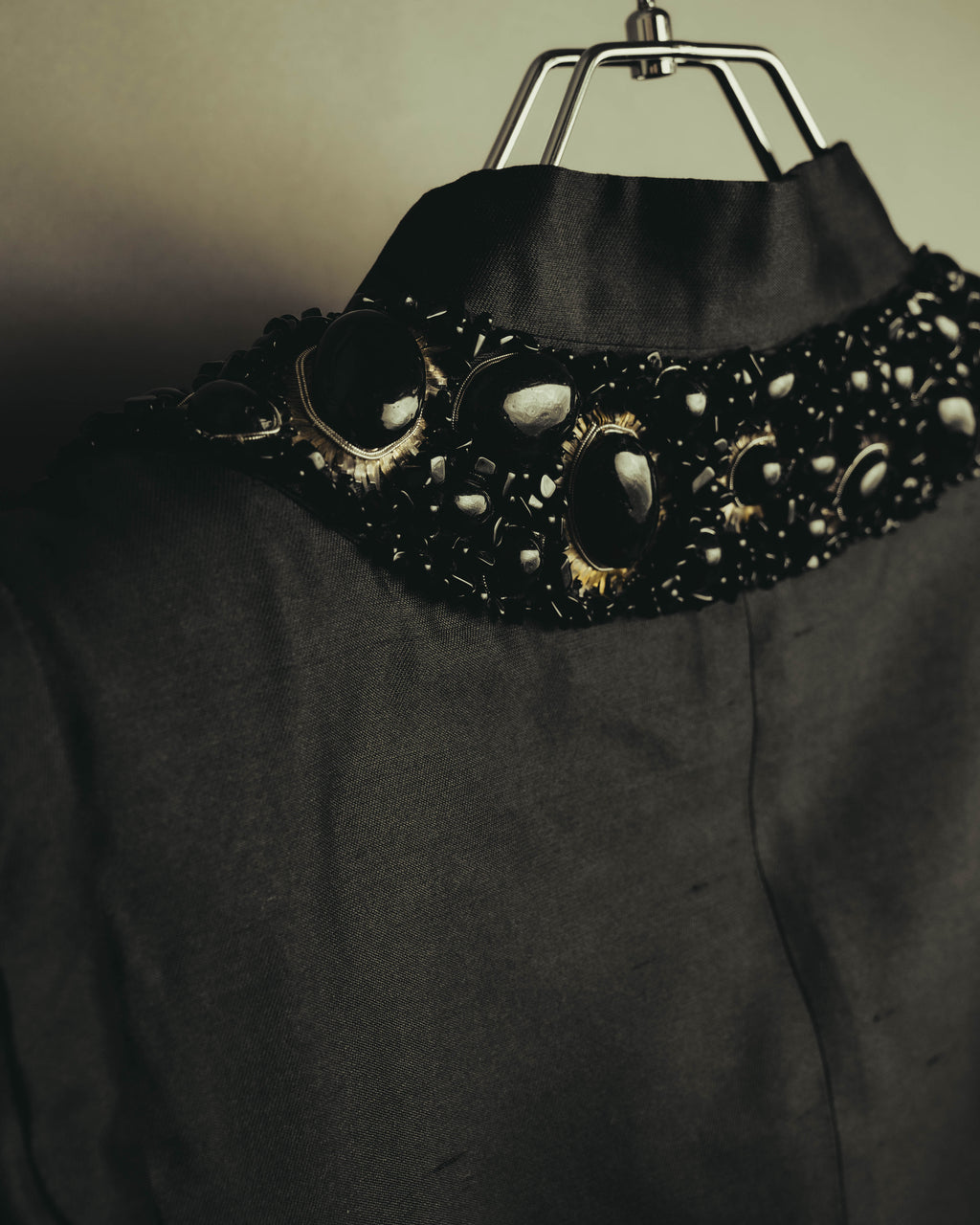"CELINE" 00's Embellished silk coat
