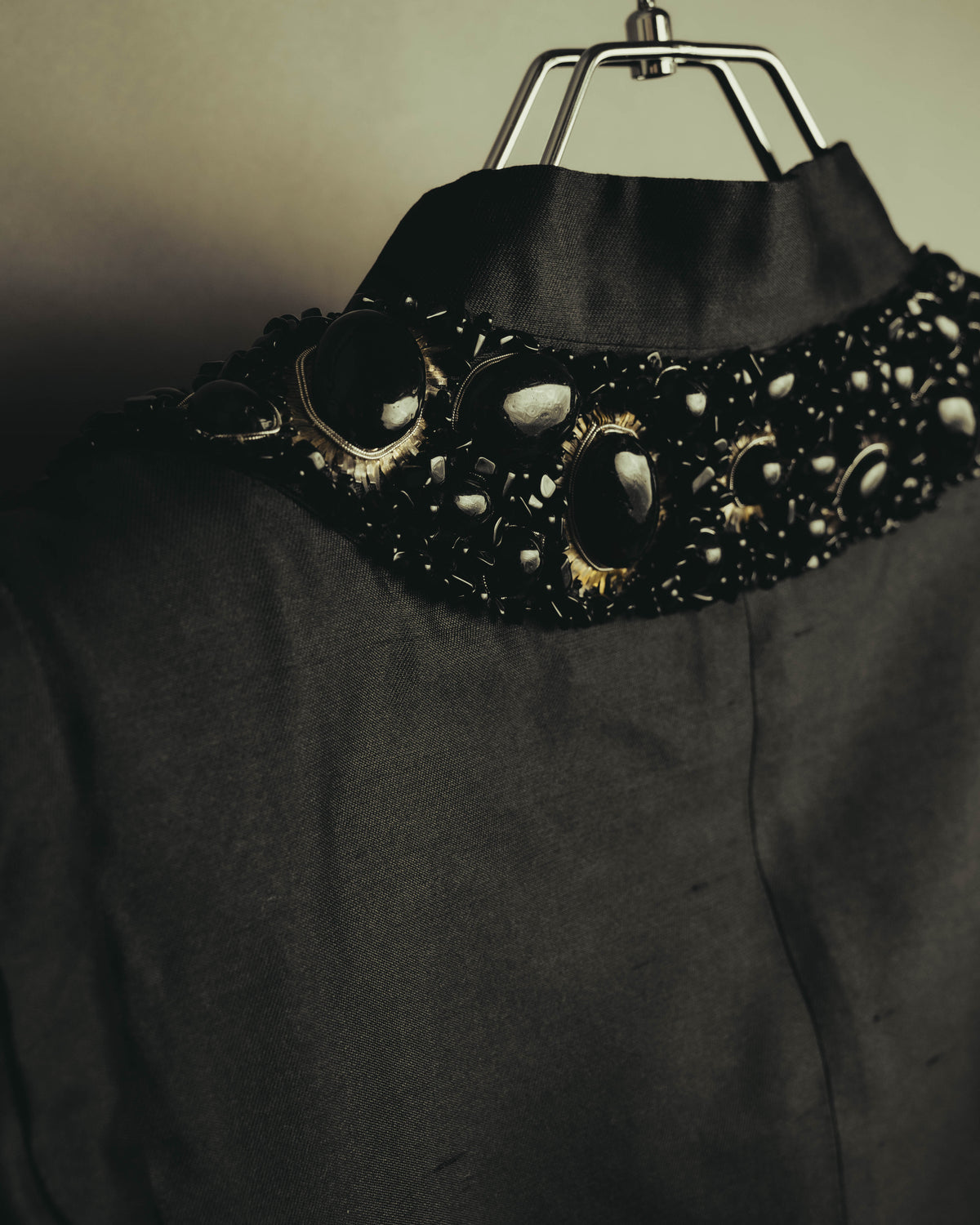 "CELINE" 00's Embellished silk coat