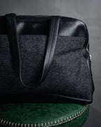 “PRADA” 1998-2003 Felt and gomma duffle bag