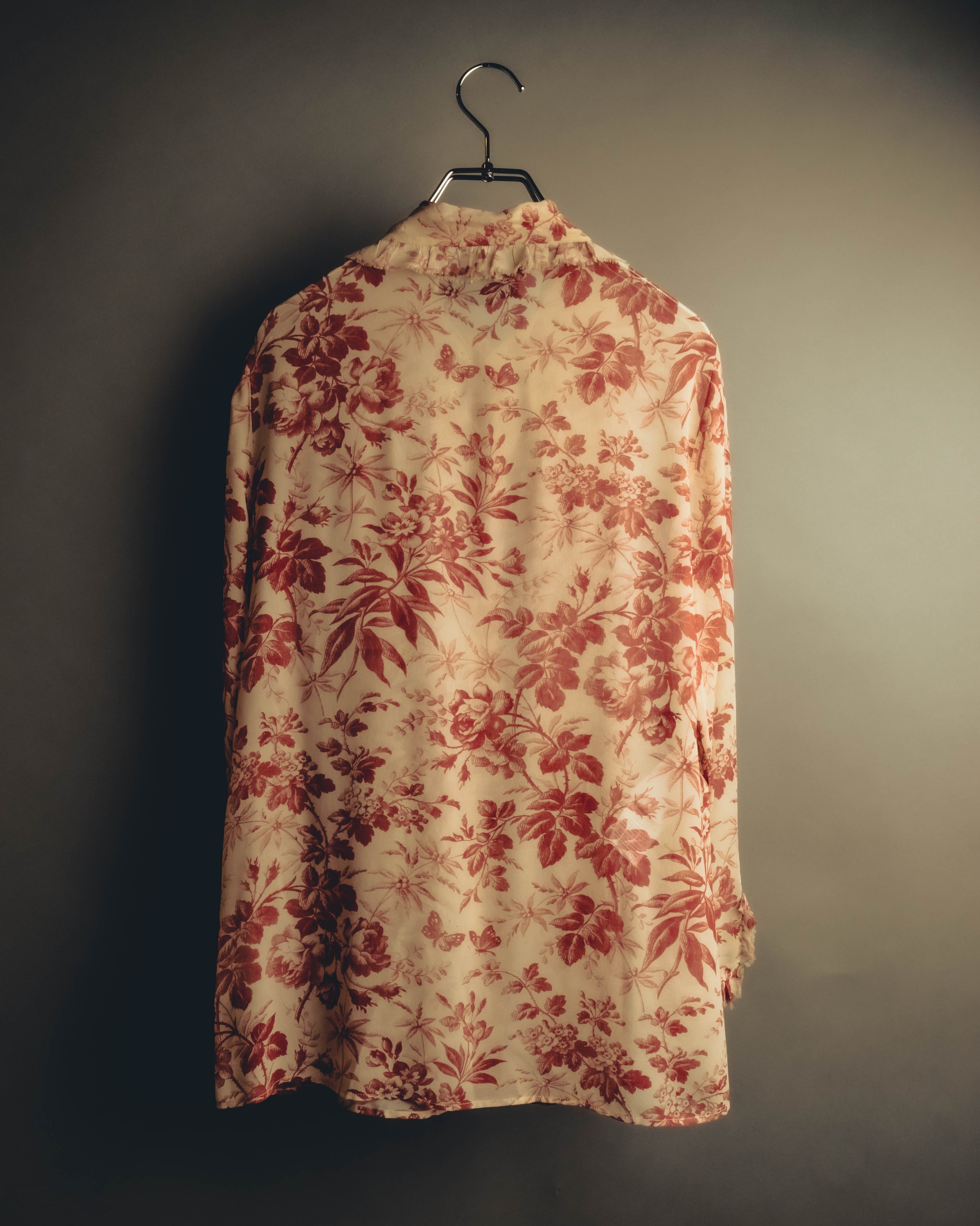 -SPECIAL- "GUCCI" 2010's-20's Romantic floral ruffle blouse