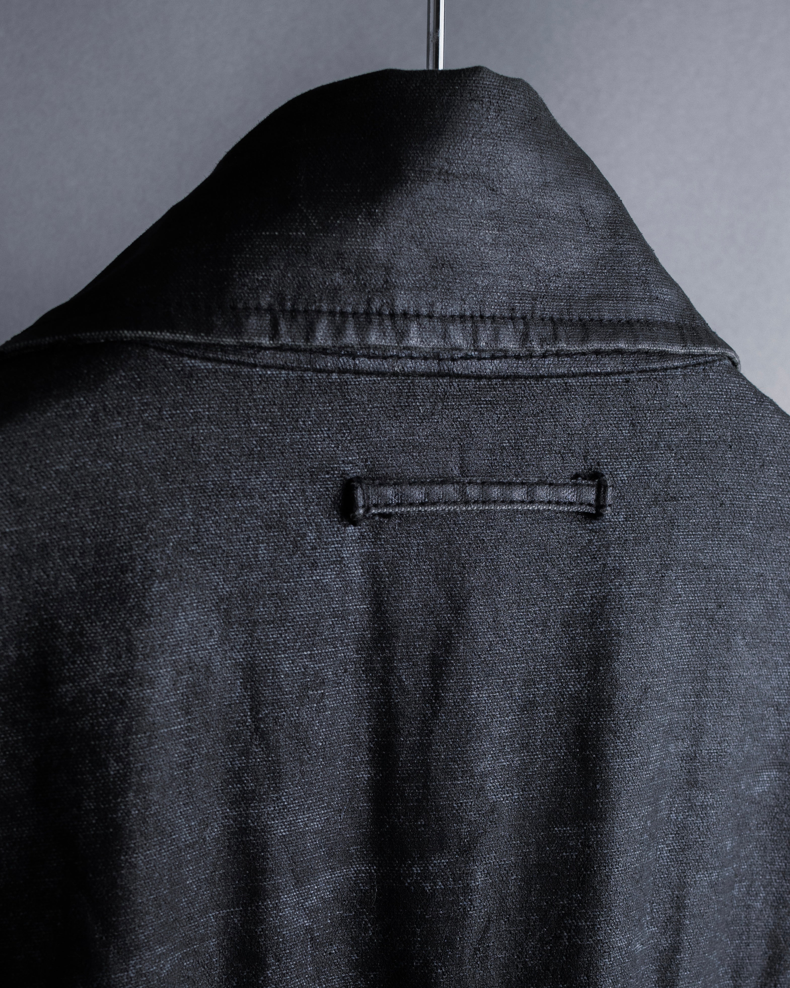 "JEAN PAUL GAULTIER" Firm finish double-zip belted mid-length coat