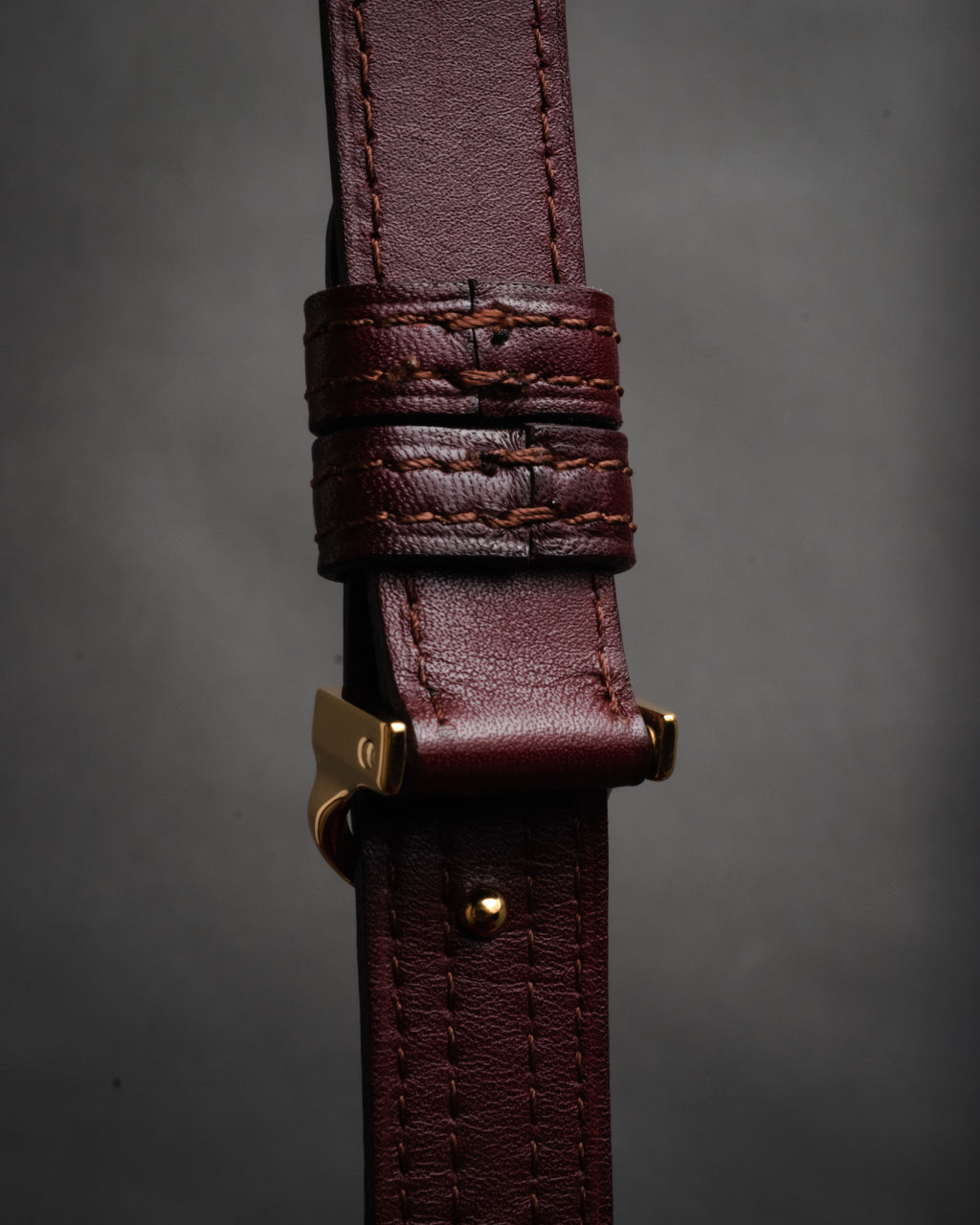 “Cartier” 00's Must de Cartier double wrap leather belt