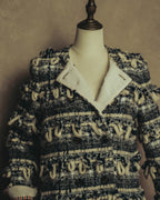 "THOM BROWNE" 2010's-20's Textured double breasted boucle coat