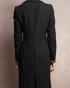 –SPECIAL– "GIORGIO ARMANI"
90’s Borgonuovo 21 pinstripe fly front long coat
