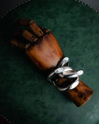 -SPECIAL- “Dior” 2003-2006 Knot stone silver cuff