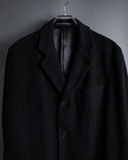 "FENDI" 80's-90's Classic cashmere long chester coat