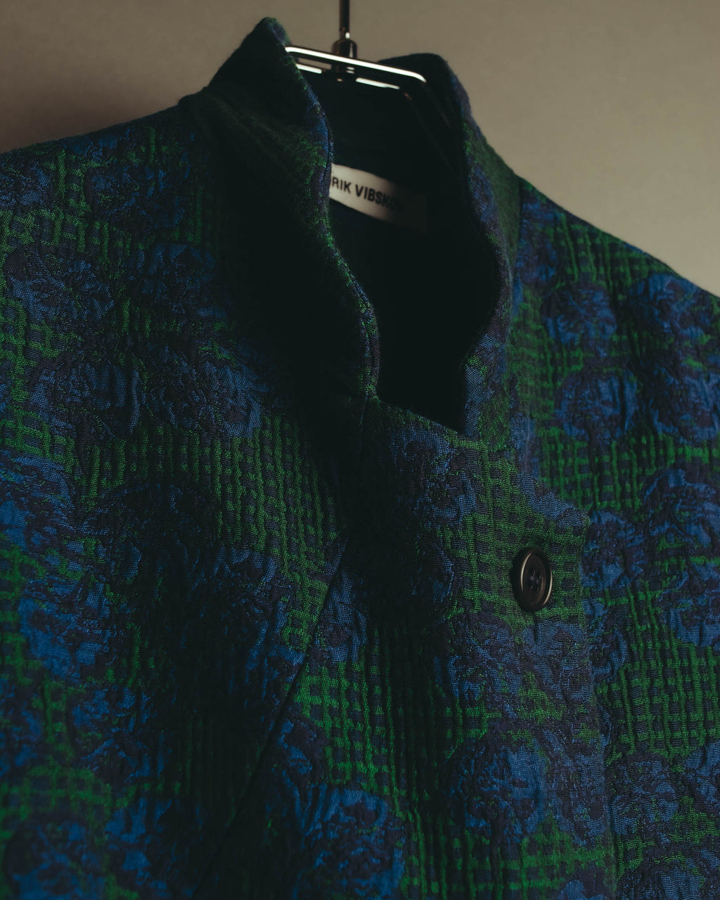 "HENRIK VIBSKOV" 2020's Textured jacquard long coat
