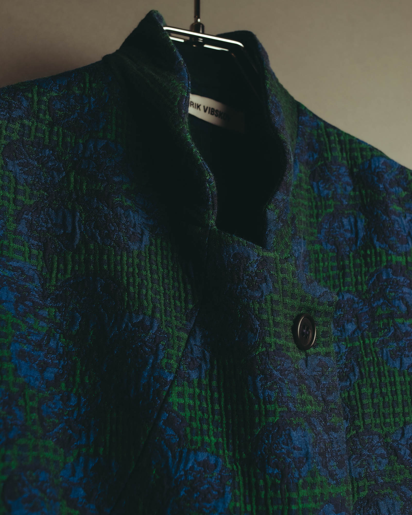 "HENRIK VIBSKOV" 2020's Textured jacquard long coat