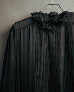 -SPECIAL- “Christian Dior” 90’s Silk pleated ruffle dress