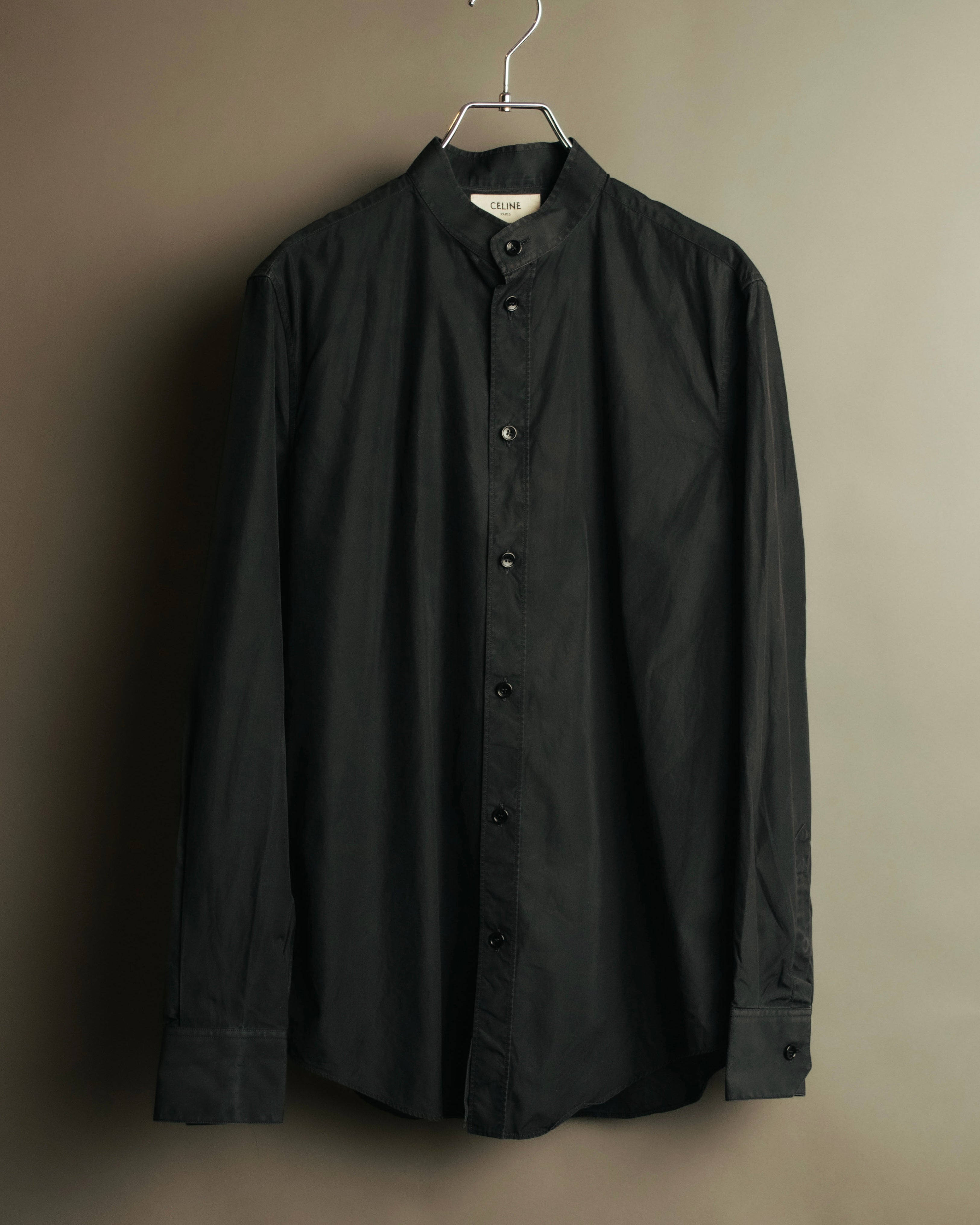 “CELINE” 2019-current Cotton band collar shirt