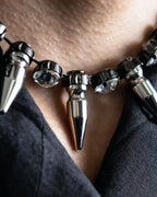 "N21 NUMERO VENTUNO" Studded diamond combination necklace