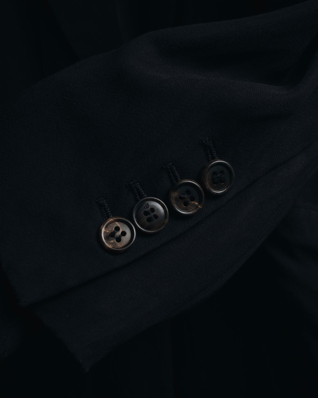 "ANN DEMEULEMEESTER" 90年代-00年代 流体人造丝原羊毛定制夹克