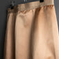 "GUCCI" 100% silk glossy cropped length skirt