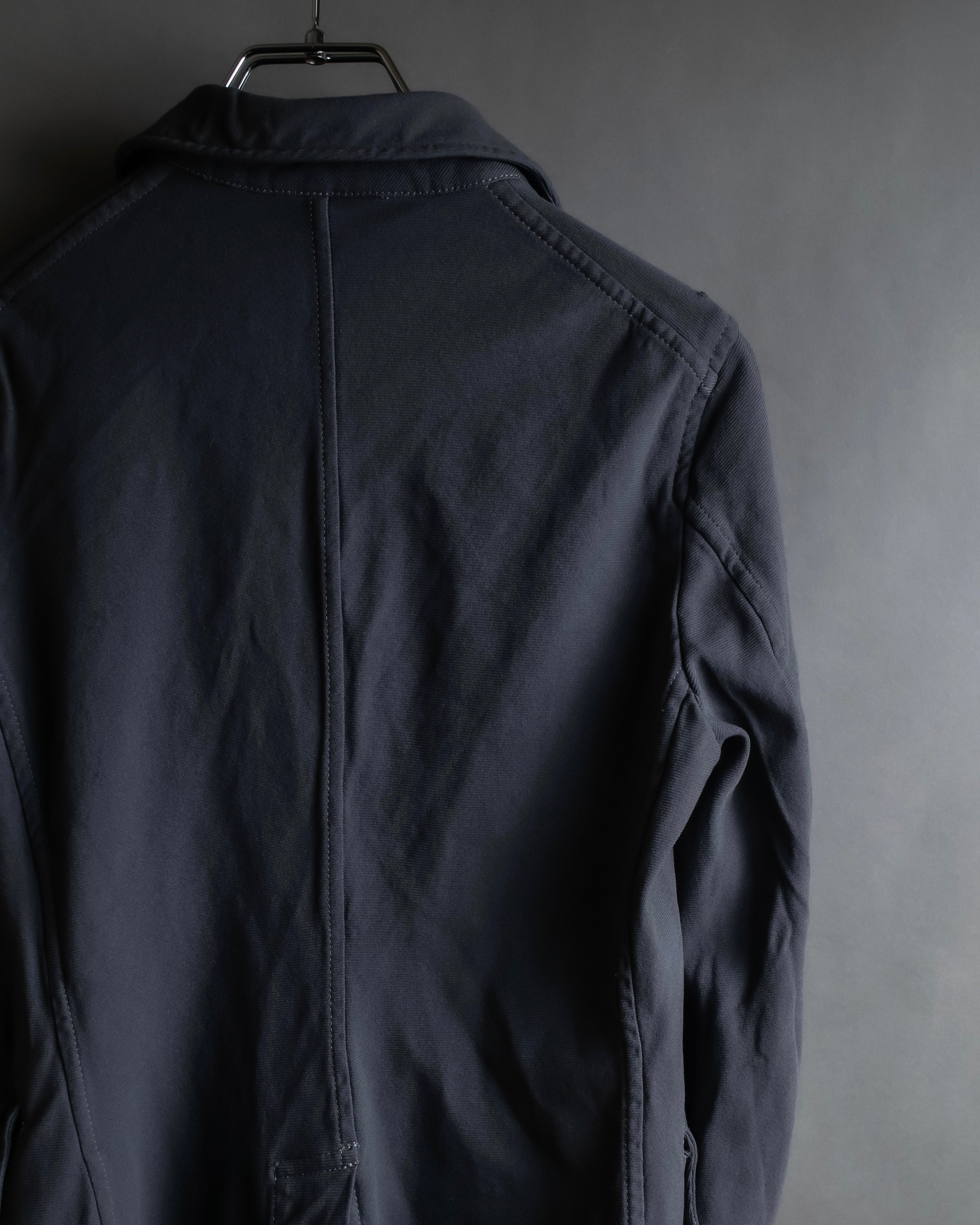 "COMME des GARCONS COMME des GARCONS" Stitchwork placket cut line coat