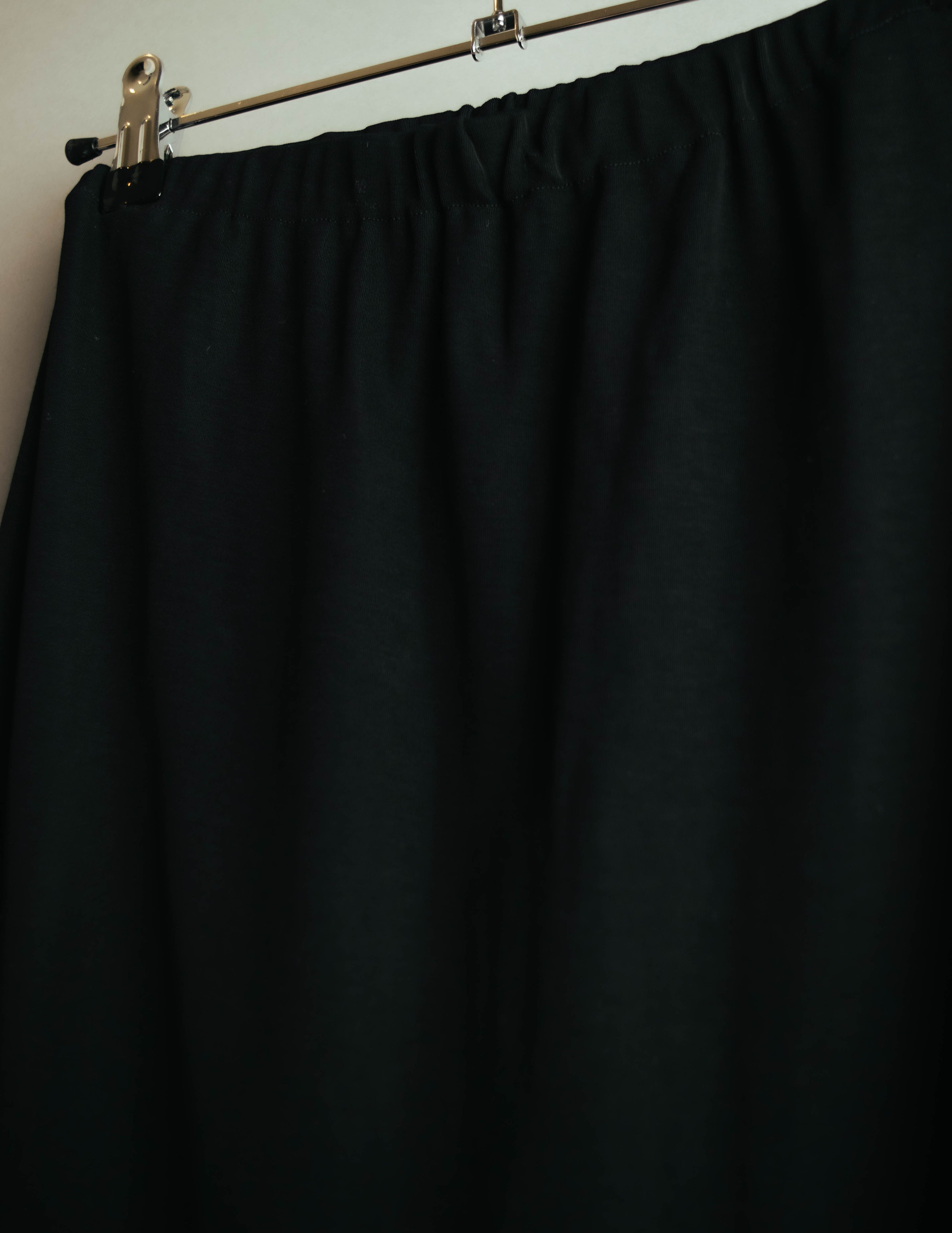 "Y's" Minimal black maxi skirt