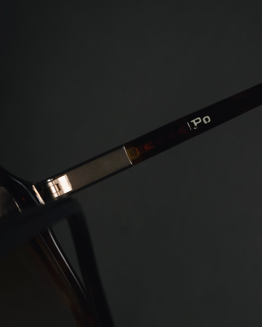 "Polo Ralph Lauren" 85’s-95’s Tortoiseshell aviator logo temples sunglasses