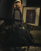 "–SPECIAL– Yves Saint Laurent" 00's-10's Soft leather 2-way handbag
