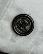 "BURBERRY" Frill design collarless blouse