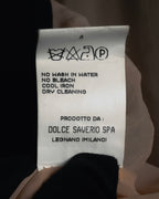 Abrigo de lana de sastrería minimalista de los años 90-00 de Dolce & Gabbana