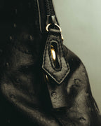 “Pierre Cardin” 80’s-90’s Ostrich leather top handle bag