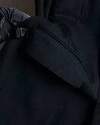 "ISSEY MIYAKE MEN" Shawl collar tailored jacket and two pleat tapered slacks set up