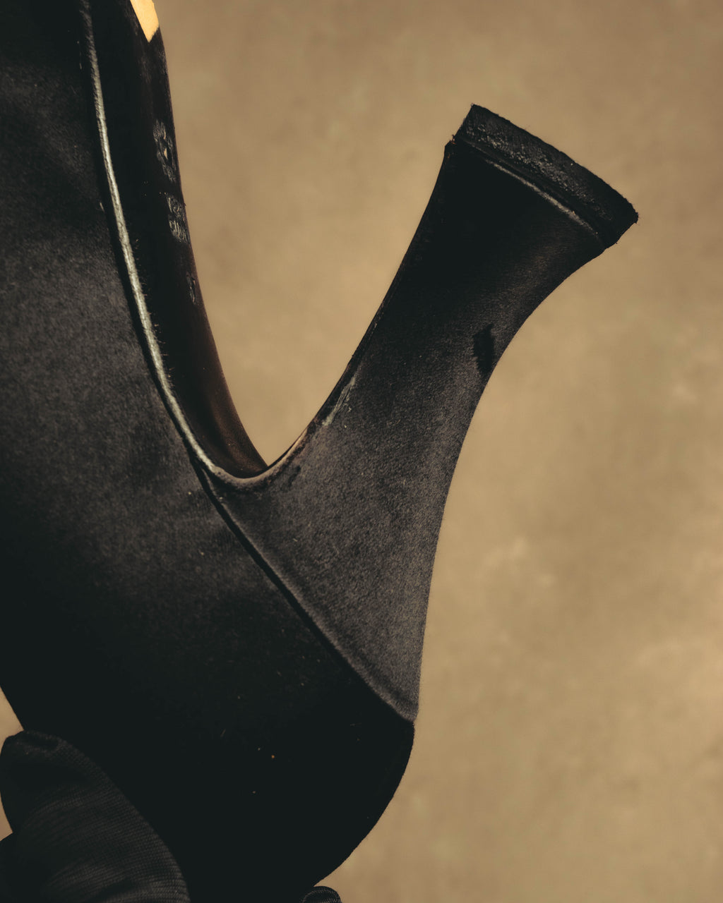 "PATRICK COX" 90's-00's Satin buckle heeled loafer pumps