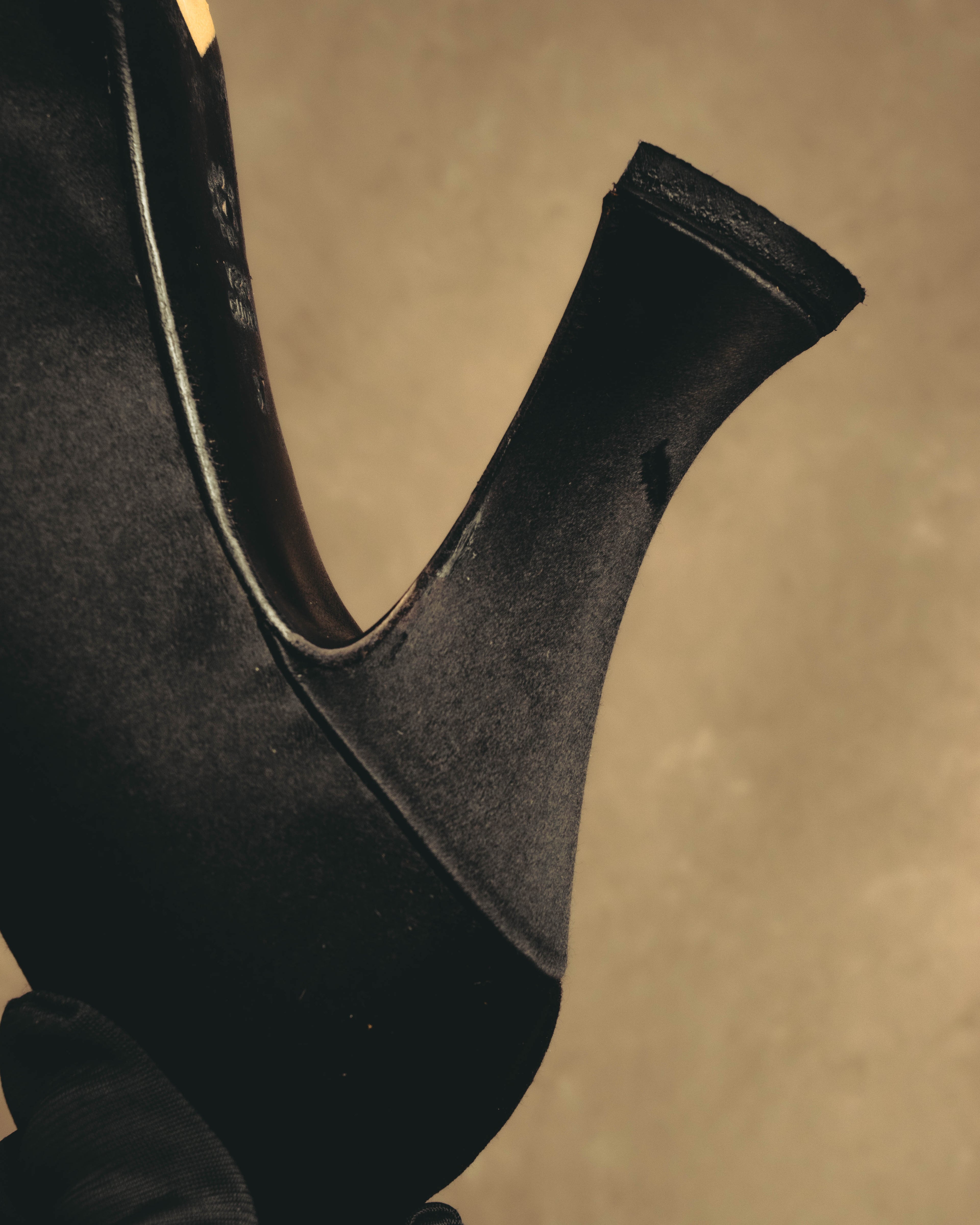 "PATRICK COX" 90's-00's Satin buckle heeled loafer pumps