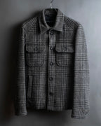 "Dolce &amp; Gabbana" Check pattern front pocket shirt jacket