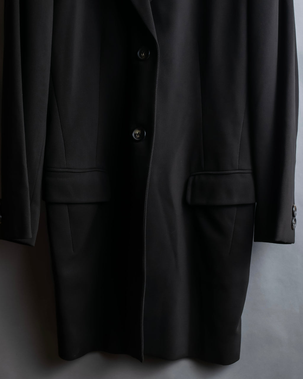 "Jil Sander+" Peaked label minimalist design tailored coat
