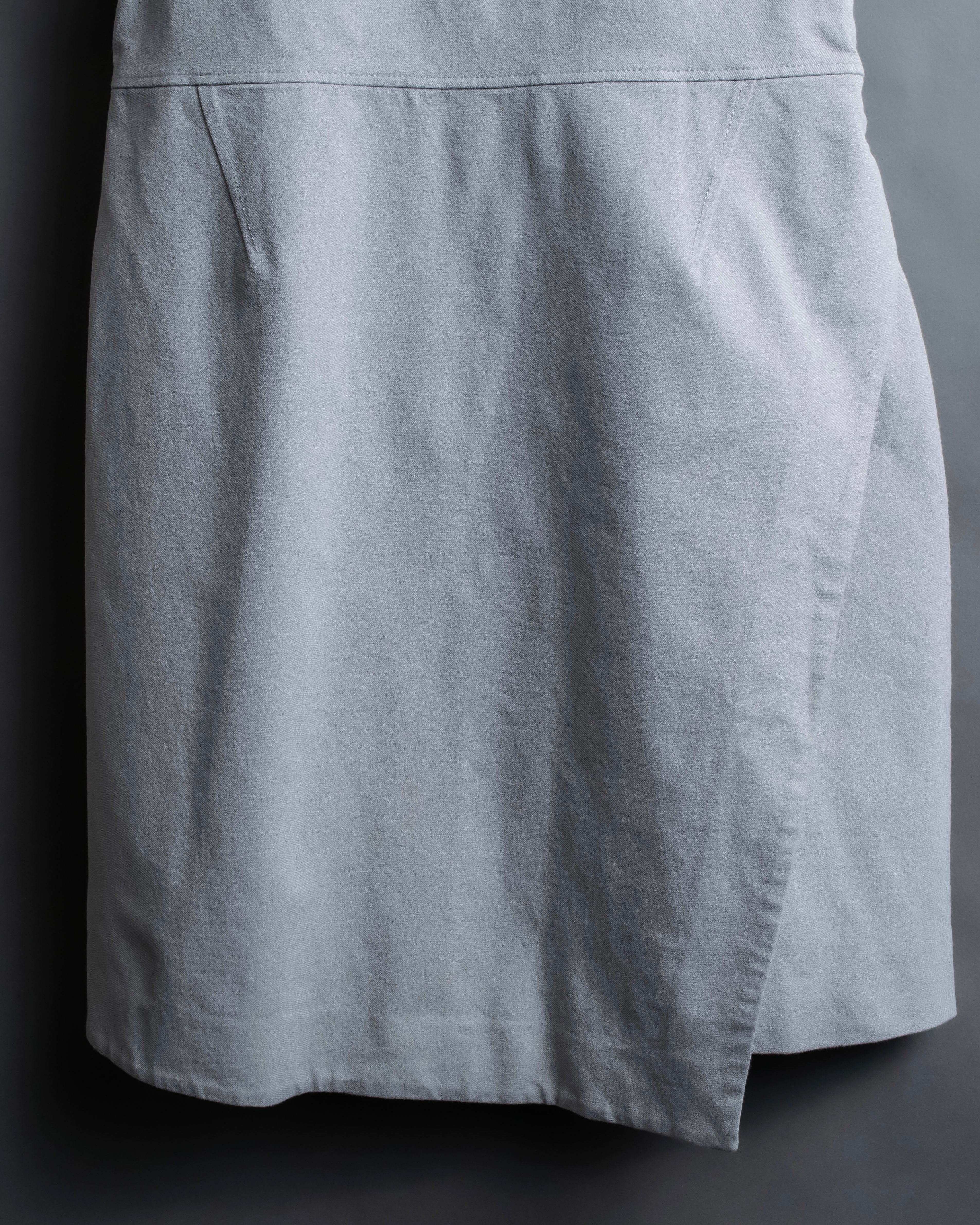 “Helmut Lang” Asymmetry designed v neck one piece