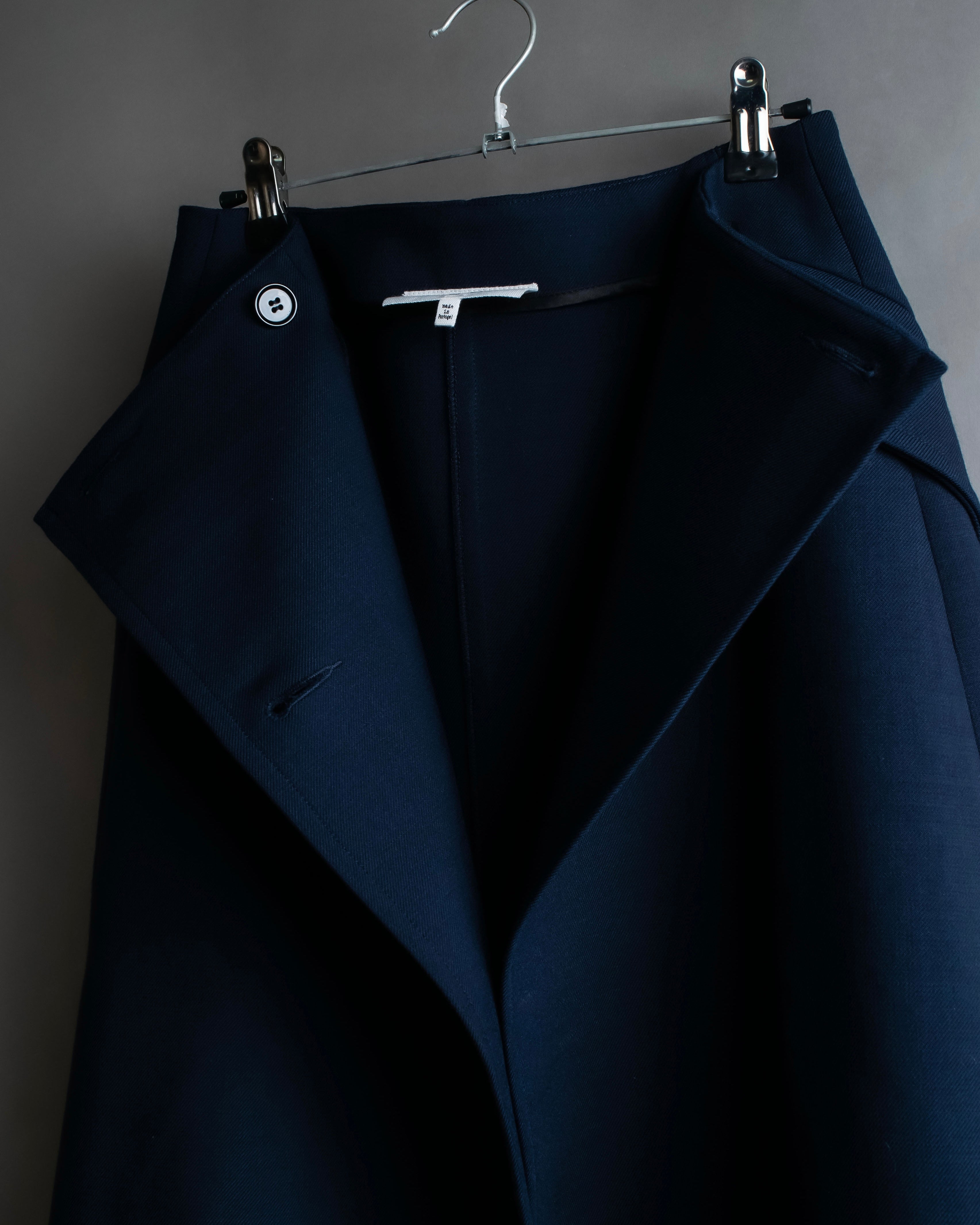 "MM6 MAISON MARGIELA" 20SS Beautiful navy trench skirt