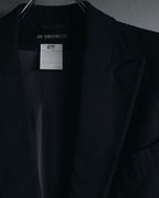 "ANN DEMEULEMEESTER" 90年代-00年代 流体人造丝原羊毛定制夹克