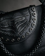 –SPECIAL– “YVES SAINT LAURENT”
2000’s Folk cutwork leather shoulder bag