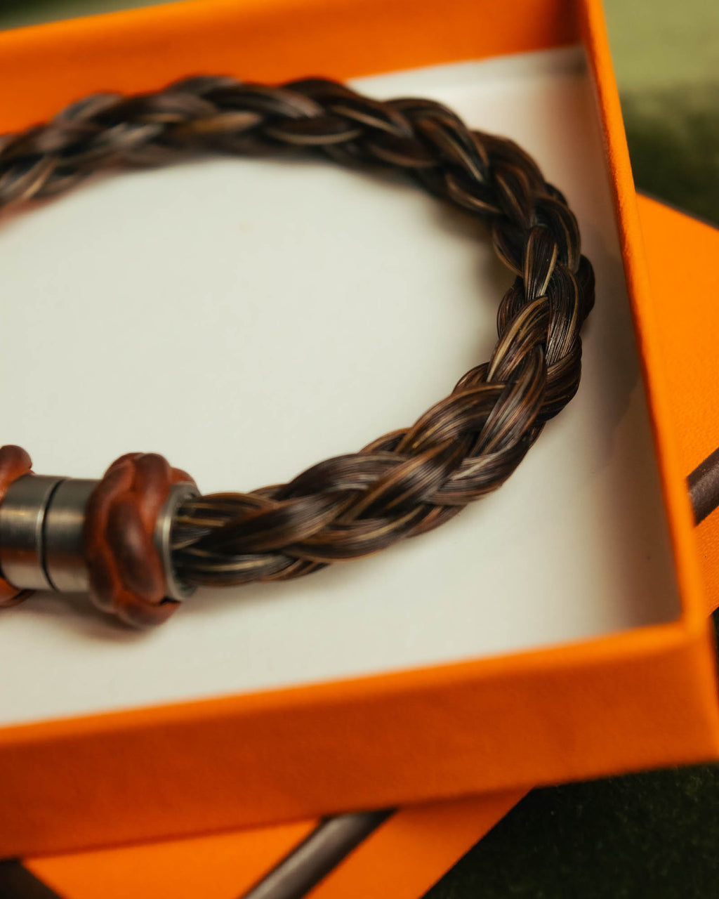 “HERMÈS” 00’s-10’s Crin de cheval horsehair bracelet