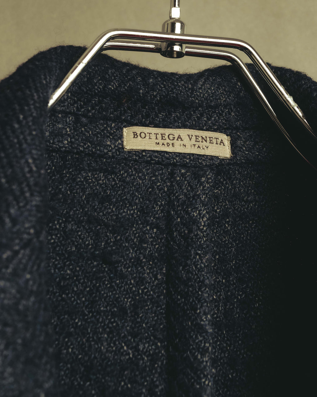 "BOTTEGA VENETA"  Late 90's-early 00's textured tailored short coat