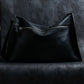 "MASAKI MATSUSHIMA" Outer zipper design leather shoulder bag