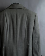 "Christian Dior" Flap pocket detail military tailored jacket