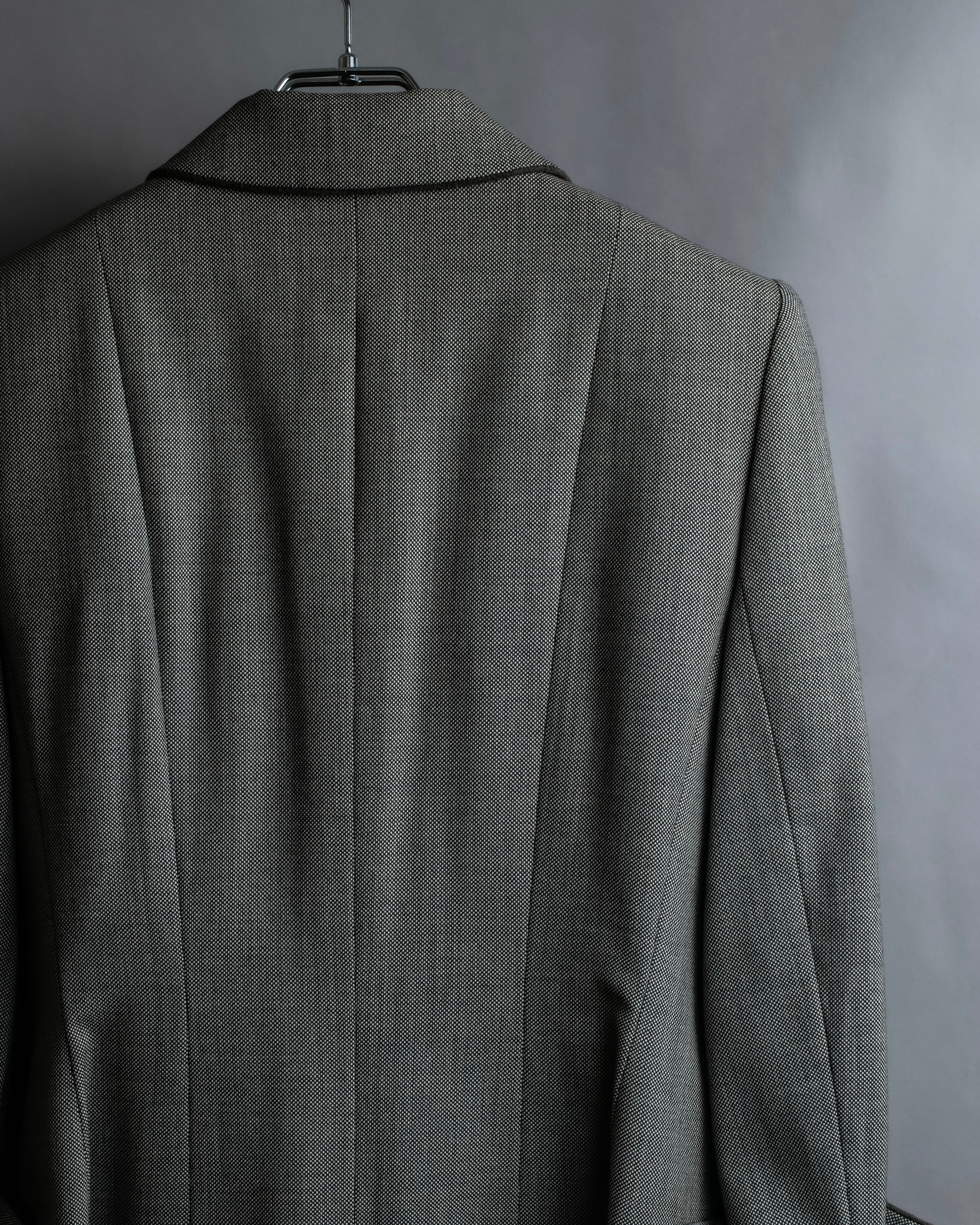 "Christian Dior" Flap pocket detail military tailored jacket