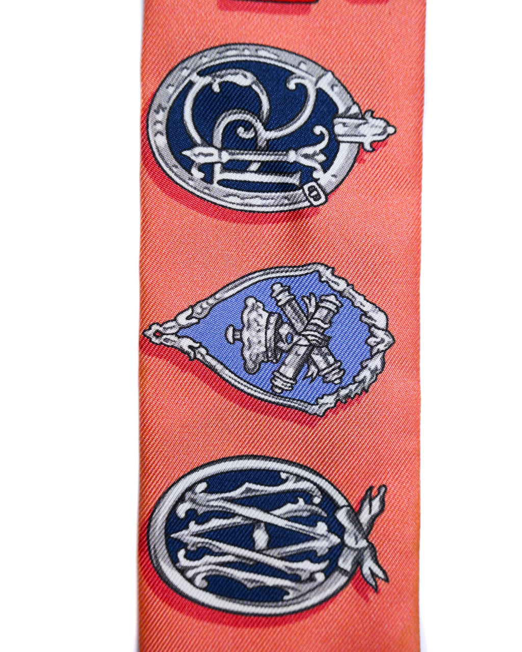 HERMES/ “Harnais des Présidents” Twilly Silk Scarf