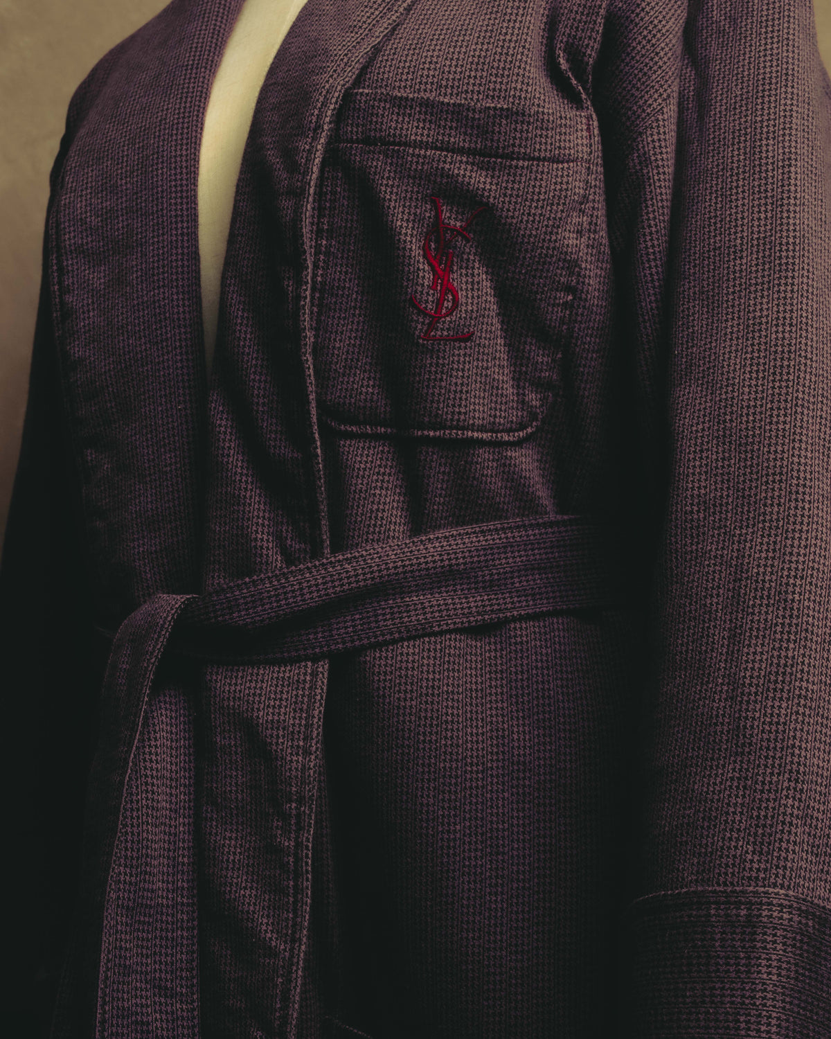 "Yves Saint Laurent" 90's-00's Quilted dressing gown