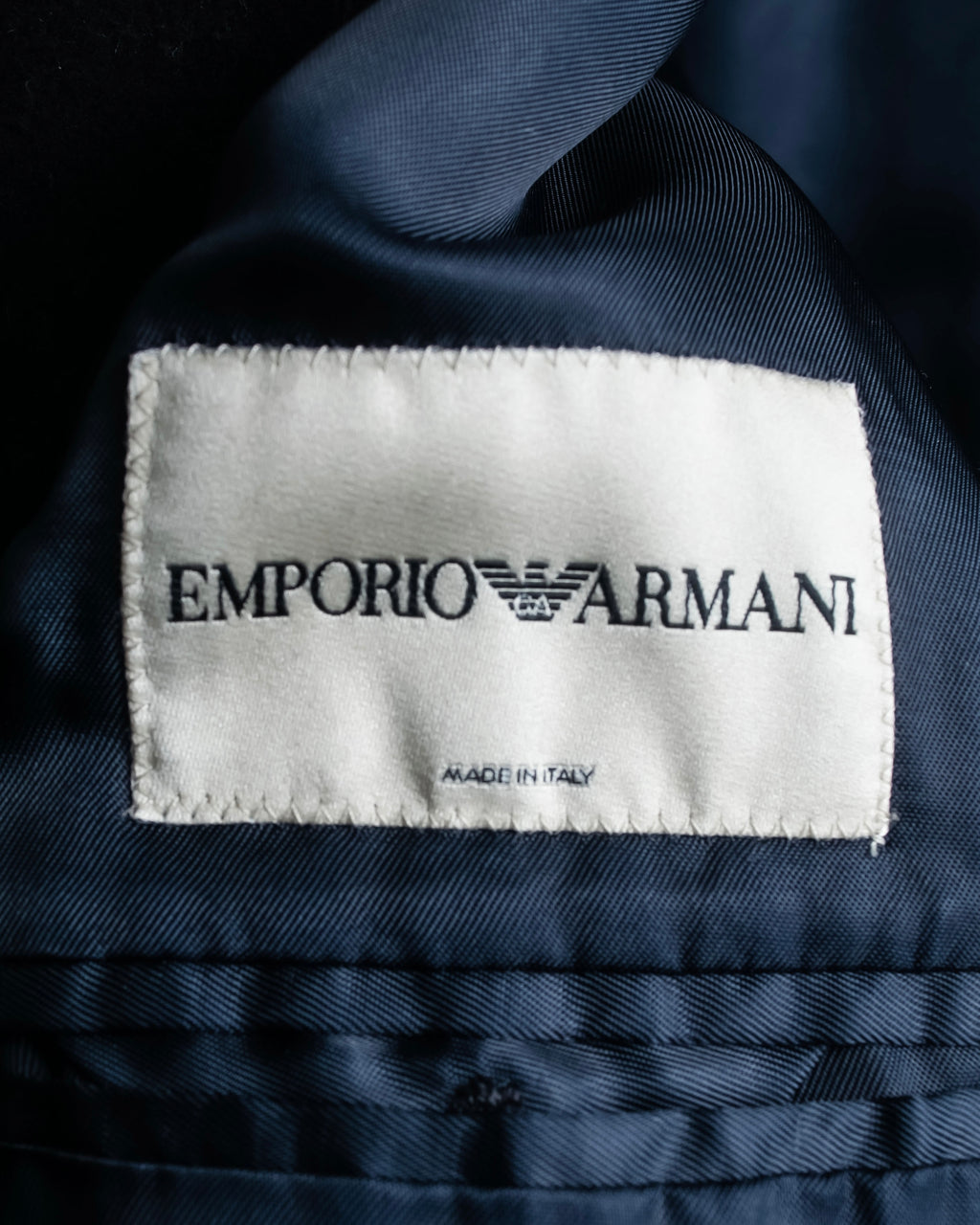 "EMPORIO ARMANI" Single-breasted oversized chester coat