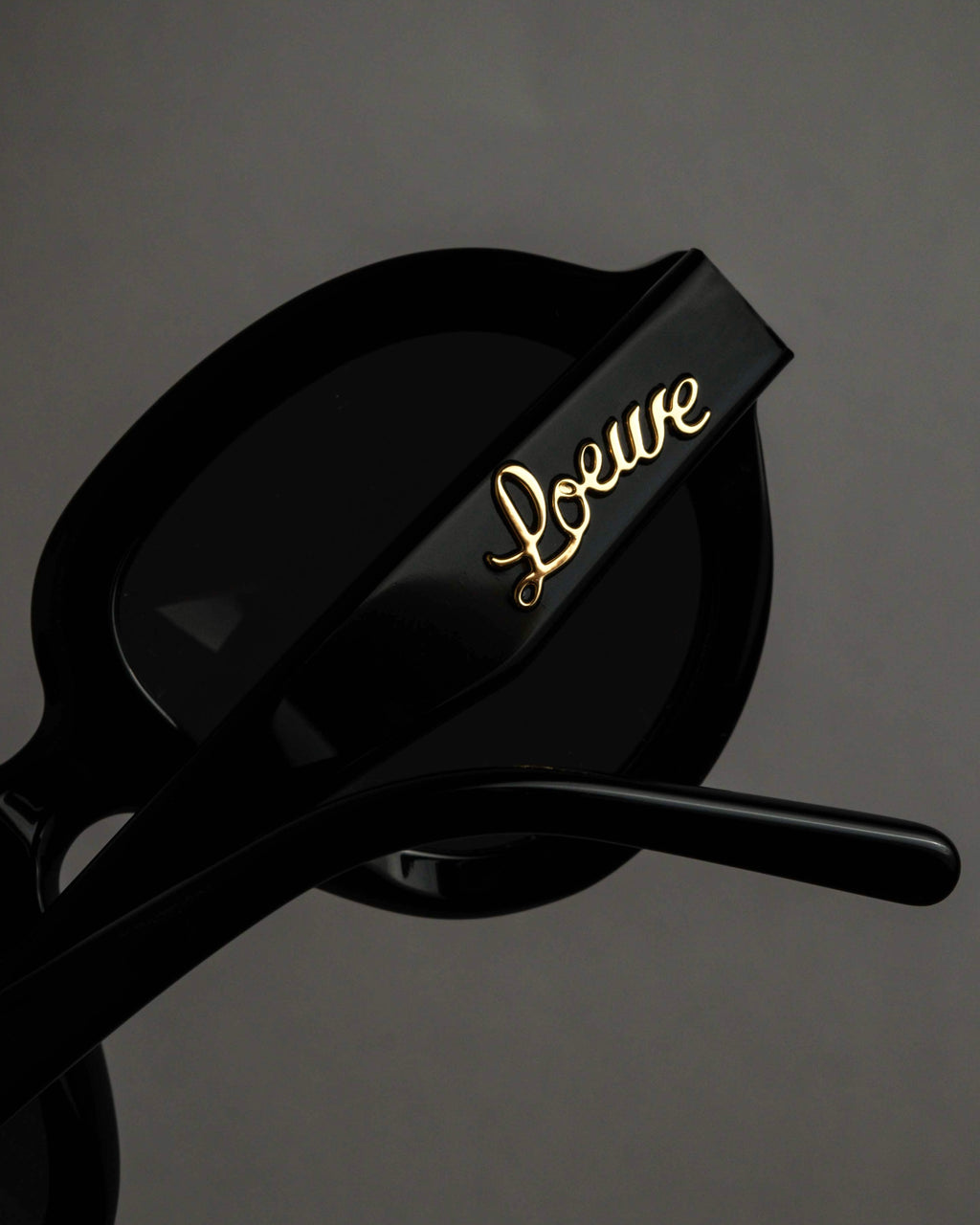 "LOEWE" Thick rim oval frame sunglasses