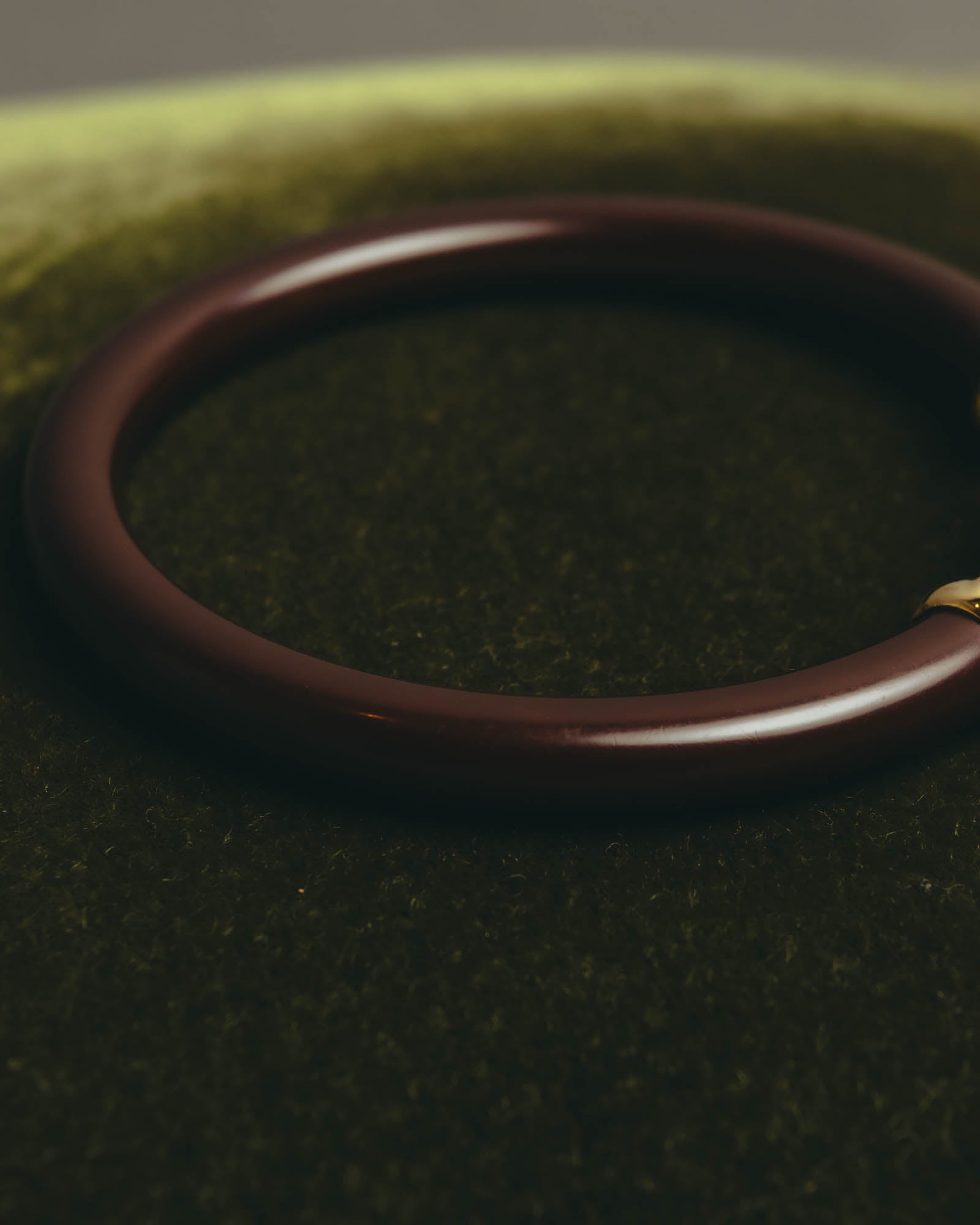“Salvatore Ferragamo” 90’s-10’s Dark brown double Gancini bangle